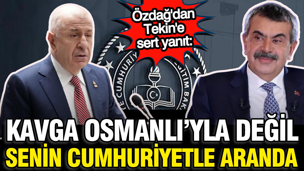 Ümit Özdağ’dan Yusuf Tekin’e Vahdettin sorusu: Kavga Cumhuriyetle senin aranda